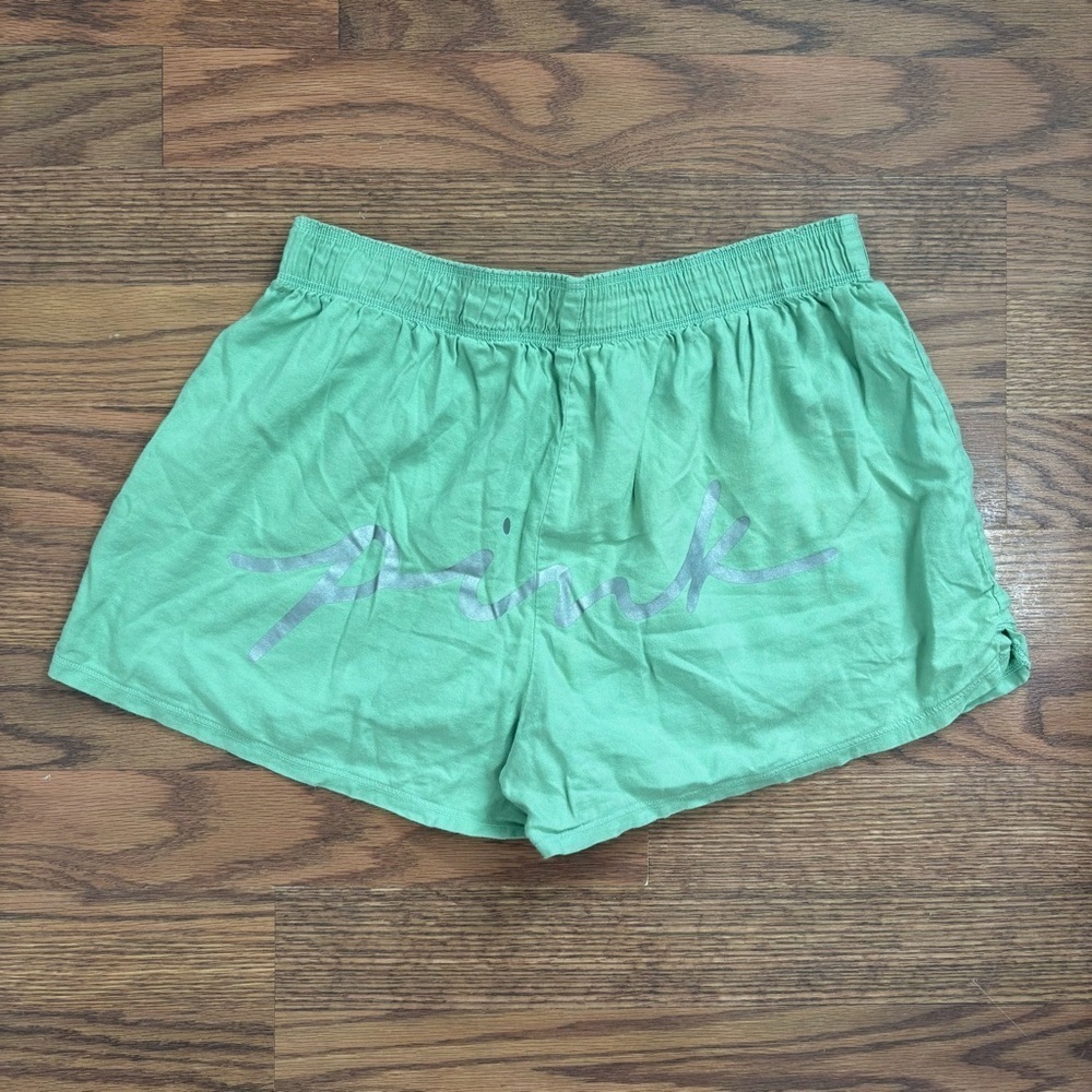 Pink Soft Jade Flannel Boxy Pajama Shorts - Picture 4 of 4